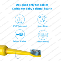 Cepillo de dientes eléctrico Oral para niños, 2 cabezales, carga USB, resistente al agua IPX7, 31200VPM, 3 modos, cerdas DuPont