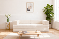 Canapé-lit modulaire double pour salon, personnalisable, confort en mousse