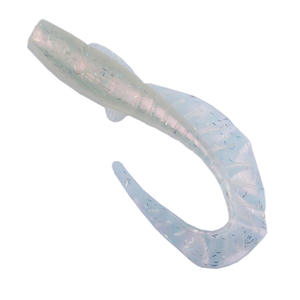 Señuelo de Pesca en Forma de Abanico, Tamaño <span class=keywords><strong>Grande</strong></span>, Cola Rizada, 11 cm, 13 g, para Lubina, Perca, Corvina Amarilla, Cebo de Peces Vivos, Gusano - Product Image 6