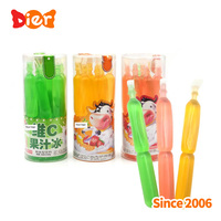 Caramelos al por Mayor, Marca Privada Personalizada, Variedad de Barras de Gelatina Coloridas, Delicioso Snack de Jugo, Caramelos de Gelatina de Frutas, Dulces en Barra, Paletas Heladas, OEM