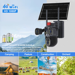 Cámara CCTV de monitoreo flexible <span class=keywords><strong>4G</strong></span> <span class=keywords><strong>WIFI</strong></span> Visión nocturna Cámara de seguridad inalámbrica para exteriores Cámara de vigilancia solar con energía solar - Product Image 3