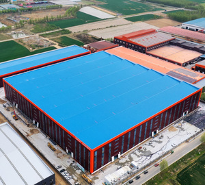 Entrepôt à structure en acier haute résistance avec isolation en PU/<span class=keywords><strong>laine</strong></span> <span class=keywords><strong>de</strong></span> roche/<span class=keywords><strong>laine</strong></span> <span class=keywords><strong>de</strong></span> <span class=keywords><strong>verre</strong></span> et conception à longue portée - Product Image 6