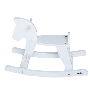 WEIFU <span class=keywords><strong>Cheval</strong></span> à <span class=keywords><strong>bascule</strong></span> en <span class=keywords><strong>bois</strong></span> blanc personnalisé bébé pièces roses Jouet sûr <span class=keywords><strong>Cheval</strong></span> à <span class=keywords><strong>bascule</strong></span> pour enfants de 5 ans - Product Image 4