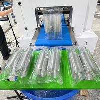 Enrouleur horizontal électrique haute vitesse pour emballage de gobelets et sacs en plastique jetables, à une ou plusieurs rangées, équipement d'emballage et de comptage