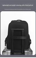 Özel Logo Lüks Yönetici İş Düzenli Minimalist Profesyonel Bilgisayar Laptop Sırt Çantası USB Girişli Su Geçirmez Erkekler İçin