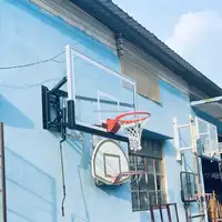 72x42 ''duvara monte ayarlanabilir yükseklikli basketbol potası ile stil ayrılıkçı jant, dayanıklı dirsek ve tüm hava Net
