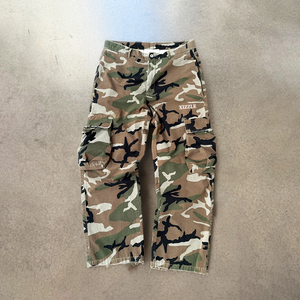 Pantalones Cargo de Camuflaje para Hombre, Estilo Urbano, de Gran Gramaje, Desgastados, con Múltiples Bolsillos, Holgados, con Lavado Vintage, Ropa Personalizada - Product Image 1