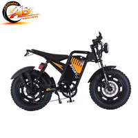 Vélo tout-terrain pour adultes avec pneus larges de 20 pouces, moteur central, frein à disque, batterie au lithium, suspension avant et arrière sans balais, capacité tout-terrain