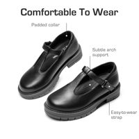 Expédition rapide, chaussures Mary Jane pour filles, durables, résistantes à l'usure, fermeture à boucle, utilisables en toutes saisons, pour l'école, les fêtes