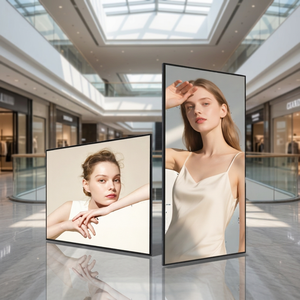 จอแสดงผลดิจิตอล LCD สำหรับภายใน/ภายนอกอาคาร ระดับ IP55 พร้อมวิดีโอวอลล์ คีออสก์เคลือบป้องกันแสงสะท้อนในตัว รองรับการจัดการเนื้อหา (CMS) ข้อความ และภาพเคลื่อนไหว เหมาะสำหรับร้านค้าปลีก - Product Image 2