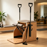 Chaise Wunda de Pilates en bois de hêtre, équipement de fitness professionnel pour Pilates, poignées de résistance, entraînement de rééducation du tronc en studio