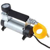 12V Heavy Duty Metal Double Cylinder Fast Inflate CE Certified Car Tire Inflator Air Compressor with Pointer Pressure Gauge