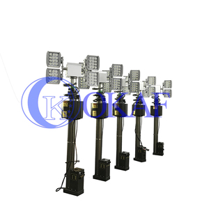 ไฟส่องสว่างแบบชาร์จไฟได้ 4*120W LED กันน้ำ IP66 เสาไฟแบบยืดหดได้ สำหรับงานก่อสร้างและฉุกเฉิน OKMAST-DD12SJ-002 ชาร์จไฟได้ - Product Image 6
