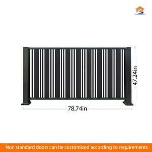 Moderne schlanke Aluminium-Außen balustrade für Deck & Patio Rostfrei und Handlauf für Veranda & Treppe - Product Image 3