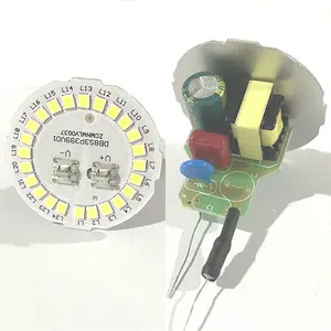 סיטונאי הנורה A19 גלם חומר DOB הזול LED שבב אור הנורה חילוף חלקי SKD CKD AC DV מתח מותאם אישית כוח שבב DOB הנורה