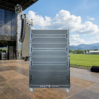 Haut-parleur Line Array externe à trois voies de performance professionnelle de grande envergure, série LS3 MRL, avec aimant néodyme, 8 Ohm 250W, enceinte en bois LF