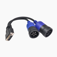 Adaptateur Nexiq pour camion diesel, connecteur USB OBD mâle 6 broches 9 broches DB15, 12-24V, 220g, PN 405048, lecteur de code, garantie 1 an