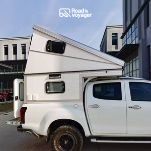 Caja de <span class=keywords><strong>Techo</strong></span> Rígida Plegable Triangular Impermeable de Diseño Moderno para Camioneta Todoterreno con Panel Sándwich Tipo RV Hilux - Product Image 3