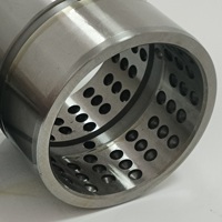 Boulons de godet auto-lubrifiants en acier usinés CNC ICE60 pour excavatrices et chargeuses, avec bagues et douilles en acier pour équipements lourds