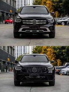 Pare-chocs de voiture GLC SUV pour <span class=keywords><strong>Mercedes</strong></span> Benz Classe GLC 2020+ - Kit carrosserie GLC63 AMG - Pare-chocs avant et arrière - Diffuseur de voiture - Grille GLC - Tuyau d'échappement - Product Image 3