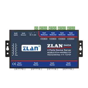 Neutral Label No Brand Logo OEM Customization Serial Communication Server 4-port RS232/485/422 To Ethernet Port Module - Product Image 1
