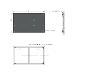 <strong>SCREEN</strong> PRO 84&quot;~150&quot; T-Prism UST <strong>ALR</strong> Ultra Thin Edge Fixed <strong>Frame</strong> Projection <strong>Screens</strong> For Laser TV/ultra Short Throw <strong>Projectors</strong> - Product Image 6
