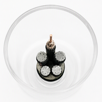 Câble d'alimentation en alliage d'aluminium YJLHV 4*120+1*70 0.6/1kV isolé XLPE avec gaine en PVC, câble électrique non blindé