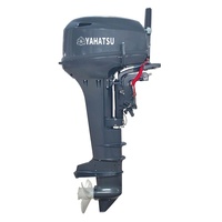 Motor Tempel YAHATSU 15hp 2 Tak Enduro untuk Kapal, Kompatibel dengan Motor Kapal dan Suku Cadang Asli YAMAHA