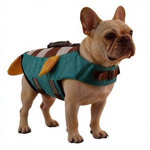 Veste de sauvetage pour <span class=keywords><strong>chien</strong></span>, vente directe d'usine, réfléchissante, avec rembourrage en coton perlé intégré, poignée dorsale renforcée, toutes saisons - Product Image 1