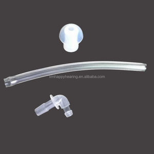 Juego de Tubos Acústicos de PVC Estándar BTE y Puntas de Silicona para Auriculares con Codo y Tubo para Siemens - Product Image 5