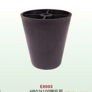 ขาเฟอร์นิเจอร์พลาสติกสีดำ ขนาด 80 มม. 8 จุด ติดตั้งง่าย ดีไซน์อุตสาหกรรม - Product Image 3