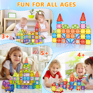 Juguetes educativos para niños bloques de construcción magnéticos 38 67 piezas 100 135 piezas juguetes magnéticos construcción azulejos magnéticos - Product Image 5