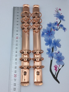 Gül altın altı delikli o-ring büyük delik boyutları kağıt dosya klasörü Metal boyutlandırma sistemi ile birden fazla boyut mevcut - Product Image 2