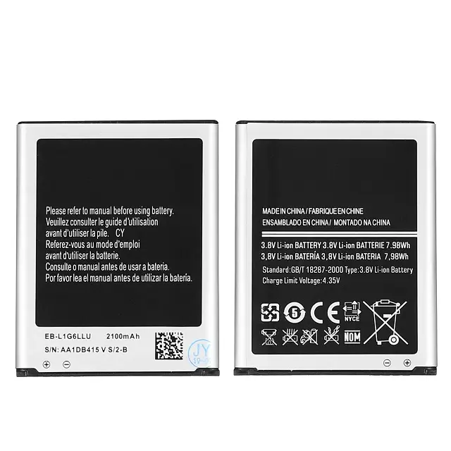 Pin Thay Thế Chất Lượng Tốt Cho Samsung Galaxy S3 I9300 Pin EB-L1G6LLU 2100MAh
