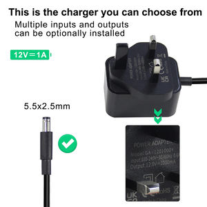 UK BS Plug 100V-240V AC a 5V 2A DC Adaptador de fuente de alimentación Adaptador AC a DC Convertidor Cable de alimentación 5,5 MM * 2,5 MM - Product Image 3