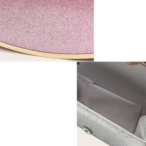 Beliebte design mode <span class=keywords><strong>arc</strong></span> metall schmücken kupplung kette glitter abend party tasche für dame - Product Image 6