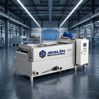 Avalon Separation Industrial Separator 501-1000L/H 1000W 380V Peralatan Pemrosesan Lumpur Otomatis 3000 RPM Pengaturan Kecepatan PLC