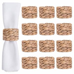Factory Direct Supply Bamboo-Made Napkin Ring Chinese Style 3cm Width for Western Restaurant Use OPP Bag Packaging - Product Image 6