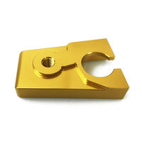 Boîtier de caméra en aluminium usiné CNC sur mesure, composants usinés CNC de précision anodisés or, pièces CNC
