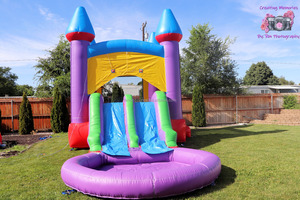 Castillo Inflable Personalizado para Niños, Casa <span class=keywords><strong>de</strong></span> Juegos, Parque <span class=keywords><strong>de</strong></span> Diversiones, <span class=keywords><strong>Alquiler</strong></span> para Fiestas, Trampolín Inflable <span class=keywords><strong>con</strong></span> Tobogán y <span class=keywords><strong>Piscina</strong></span> - Product Image 3