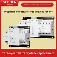 Panneau de commande de commutateur de transfert automatique (ATS) BYQ5E Liangkai 20A 6 kA, capacité de coupure 2 pôles, monophasé/triphasé, industriel