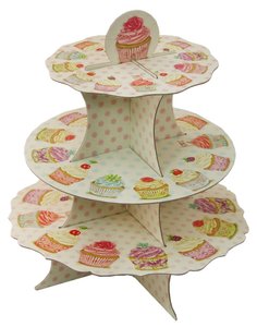 3 nivel absolutamente deliciosa Magdalena y soporte de <span class=keywords><strong>la</strong></span> torta - Product Image 3
