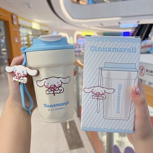 Lakuna personalizado Rollo de Canela Kawaii <span class=keywords><strong>Kitty</strong></span> Pochacco botella de agua de dibujos animados 480mL taza de agua térmica regalo de negocios - Product Image 1