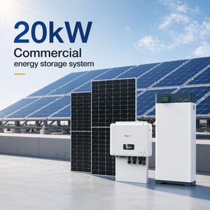 Kit solaire complet avec batterie lithium haute tension 10kW 20kW, hybride, pour appareils électroménagers et stockage - Product Image 1