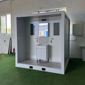 Tùy chỉnh di động di động nhà vệ sinh cho các trang web xây dựng và công viên chi phí thấp thép Trailer thiết kế sử dụng ngoài trời - Product Image 3