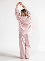 Sweat-shirts pour femmes à col montant, en tricot imprimé, épais, extensibles et doux, respirants, pour usage quotidien et décontracté, avec badge et paillettes