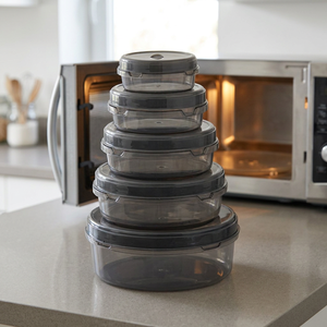 <b>Microwaveable</b> Airtight Durable NDURO Meal Pre Picnic Snack <b>Soup</b> Sauces Crisper Set Plastic Storage Bowls PP Food <b>Container</b> Snap - Product Image 2