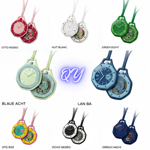Q Y [Preventa] Reloj de Bolsillo de Cuarzo Royal Pop con Cordón de Moda, Colgante, Reloj de Bolsillo Analógico Casual Único - Product Image 4