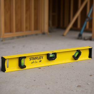 Nivel de aluminio Stanley de 48 pulgadas con perfil en I y tres burbujas para medición de precisión y uso en construcción - Product Image 3