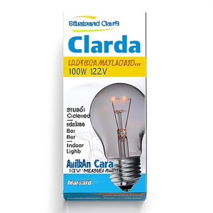 Lampadina a incandescenza Standard Clara 100W 12V per illuminazione interna - Product Image 2